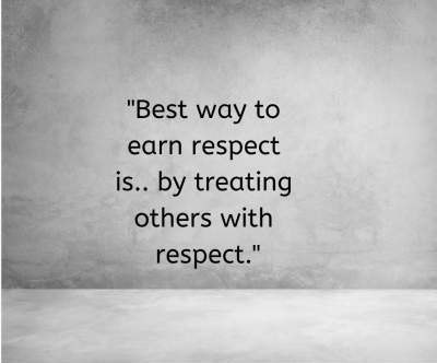 best respect status quotes for fb and whatsapp