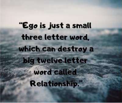 ego in relationship status quotes