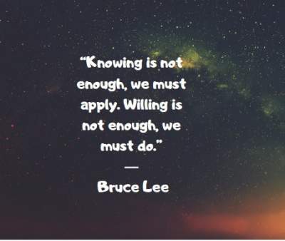 inspirational quotes by bruce lee