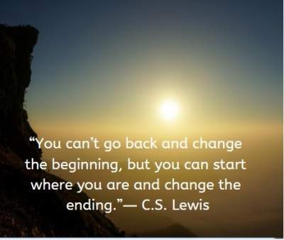 inspirational quotes on change by C.S. Lewis