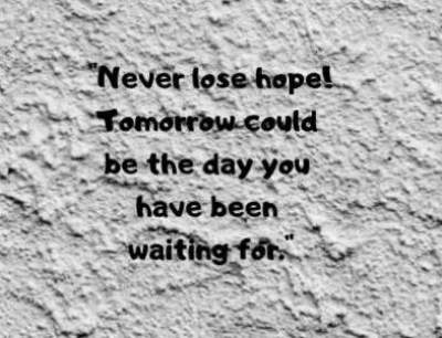 never lose hope status quotes for whatsapp and fb