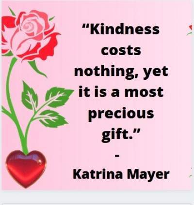 kindness costs nothing status quote
