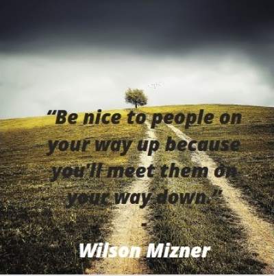nice positive quotes by Wilson Mizner