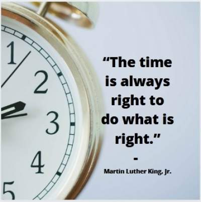 right time quotes by Martin Luther King, Jr.