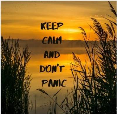 keep calm and don't panic quotes for whatsapp status