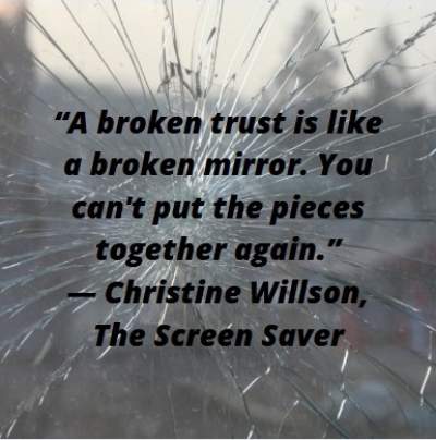 status quotes on broken trust