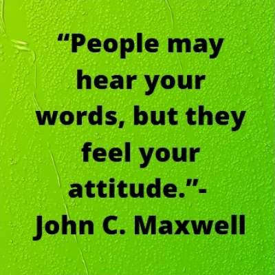 attitude status quotes by John C. Maxwell