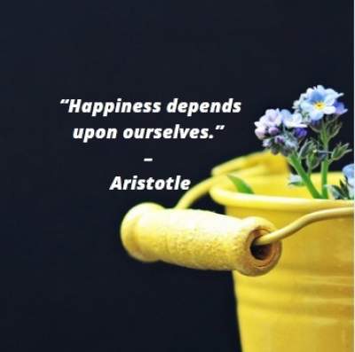 status message on happiness depends upon ourselves