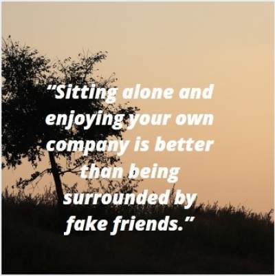 sitting alone status quotes