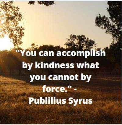 kindness value quotes by Publilius Syrus