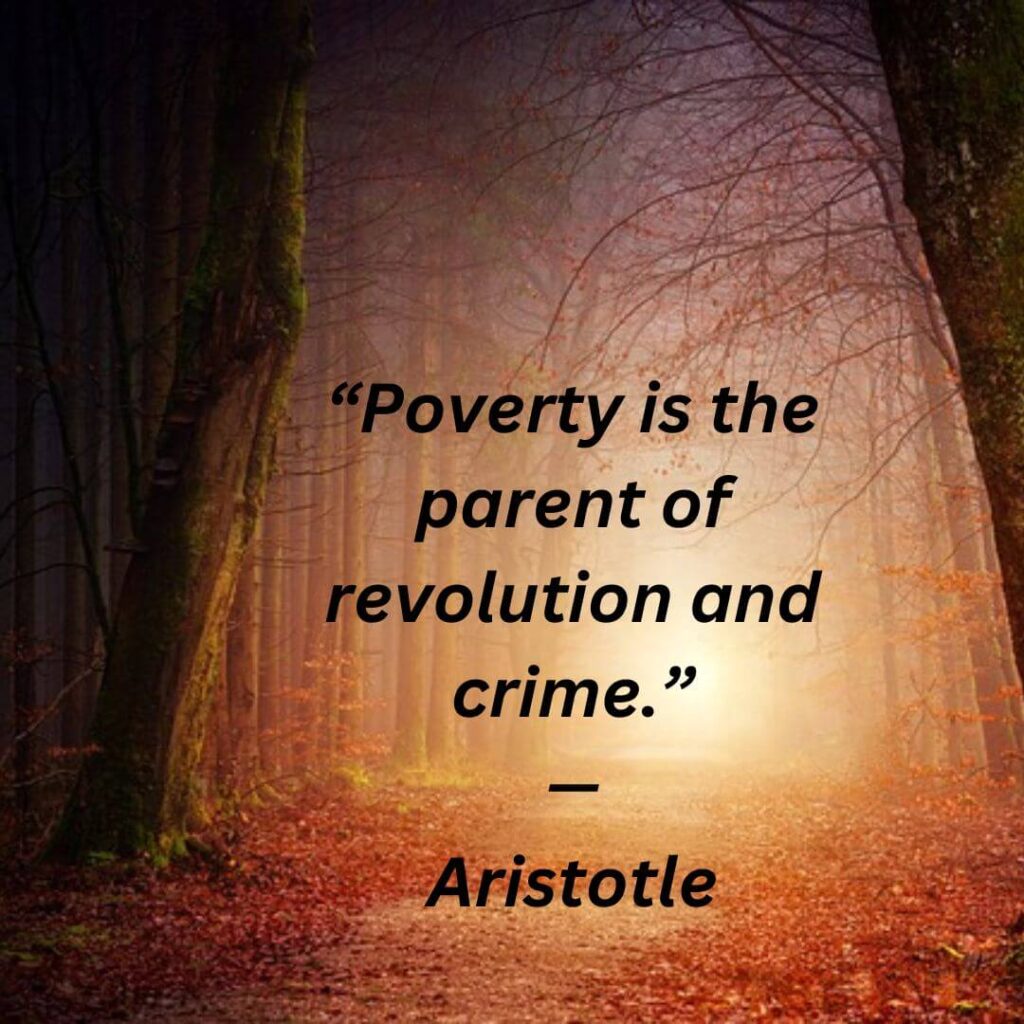 poverty quotes by aristotle