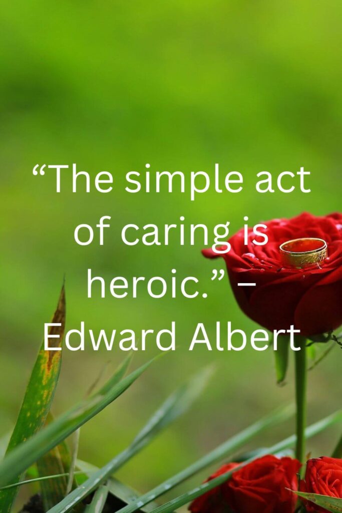 quote on caring acts