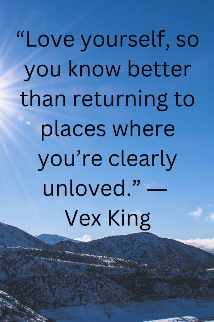 love yourself quote by Vex King