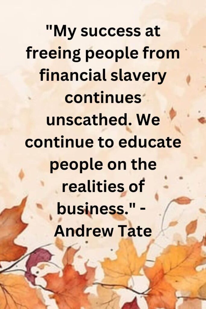 success feeling quotes by andrew tate