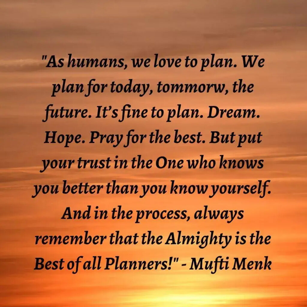 Allah is the best of all planners