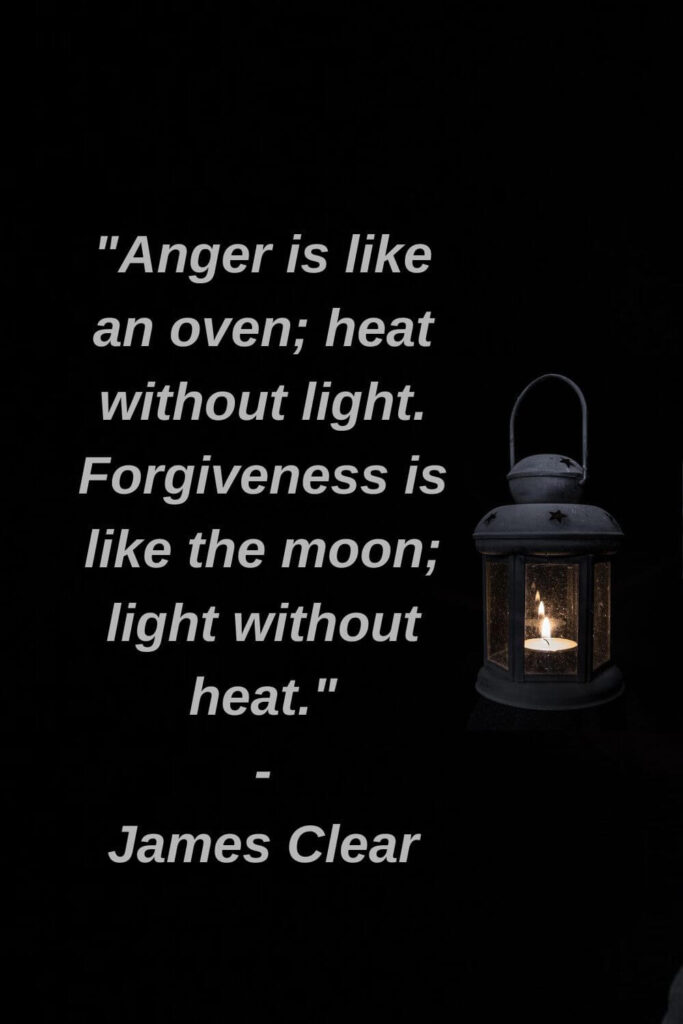 deep quote on anger by James Clear