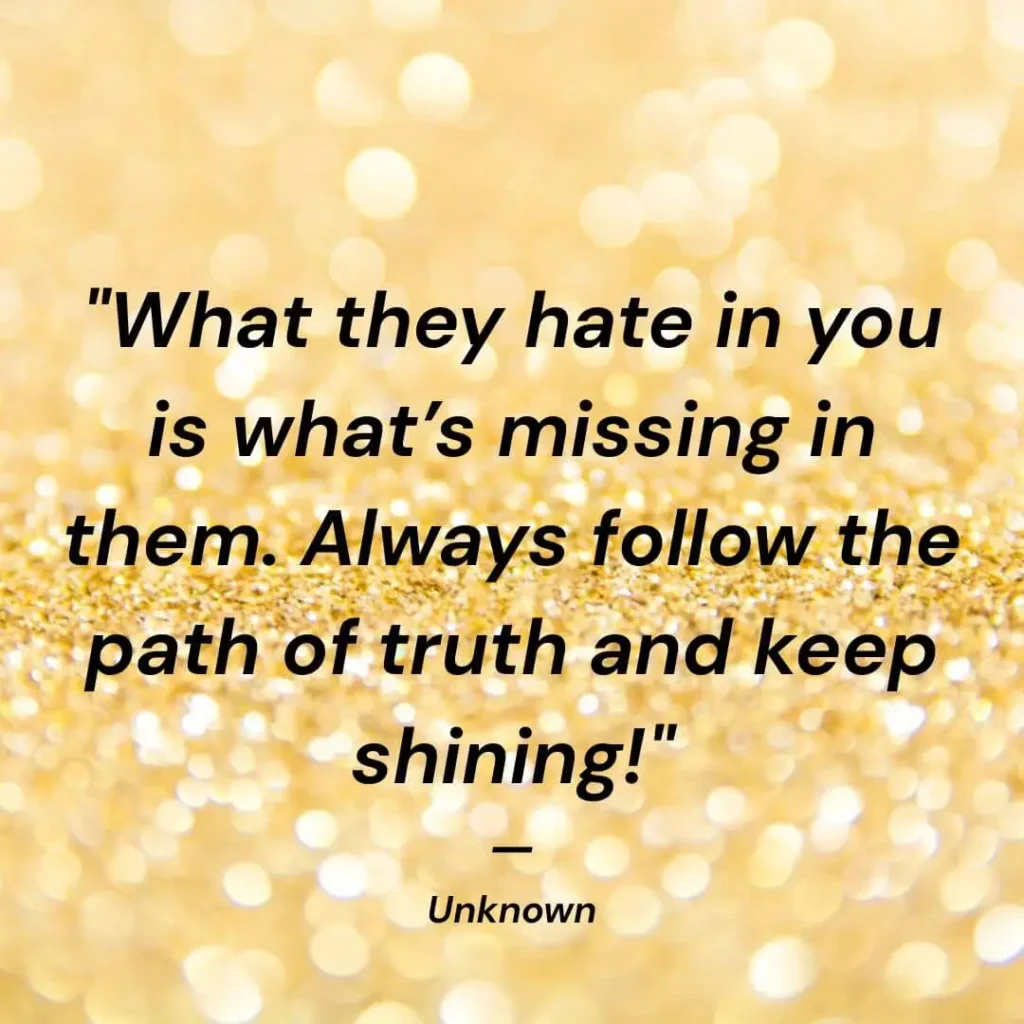 personal growth quote on keep shining