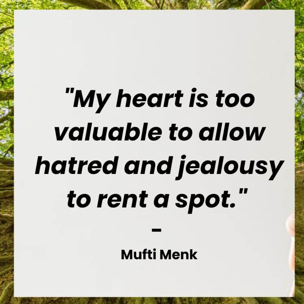 positive affirmation quote on heart