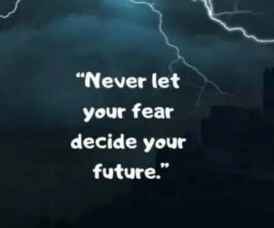 fear status quotes for whatsapp