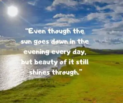 beauty status quotes on sun