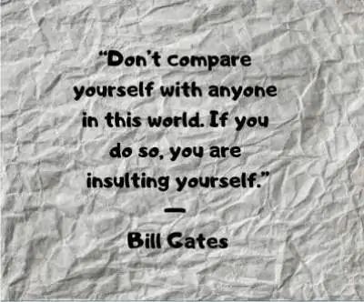 compare status quotes by bill gates