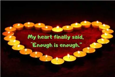 enough is enough whatsapp status quotes