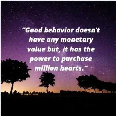 good behavior quotes for whatsapp status