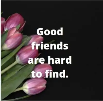 good friends status messages