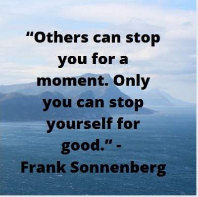 good inspirational quotes by Frank Sonnenberg