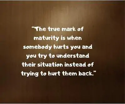 heart touching status quotes on maturity