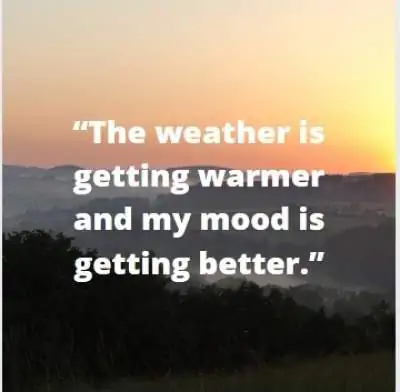 status quotes on mood getting better