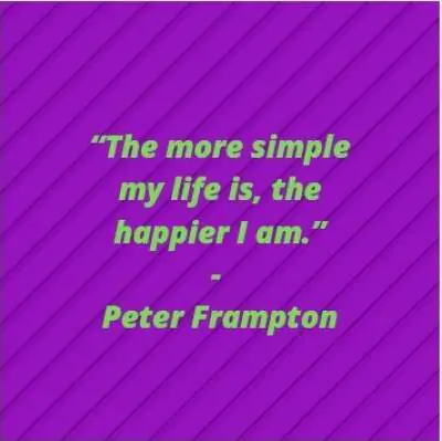 simple life is a happy status quotes