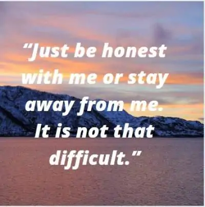 two line status on honesty for whatsapp