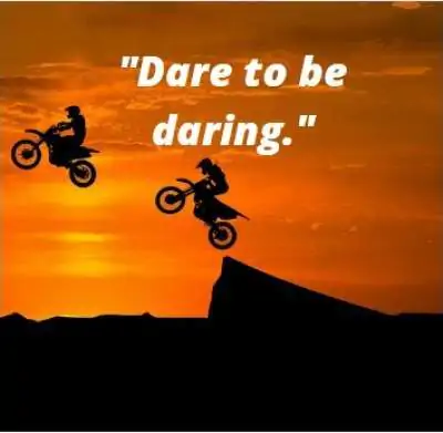 daring status message