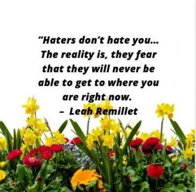 positive haters quotes