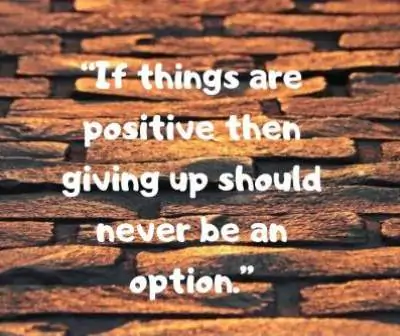 never give up dp quotes states