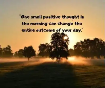 quotes on small positive thoughts