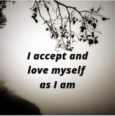 status on accepting myself the way i am