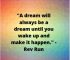 motivational status quotes on dream