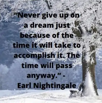 never give up on your dreams status