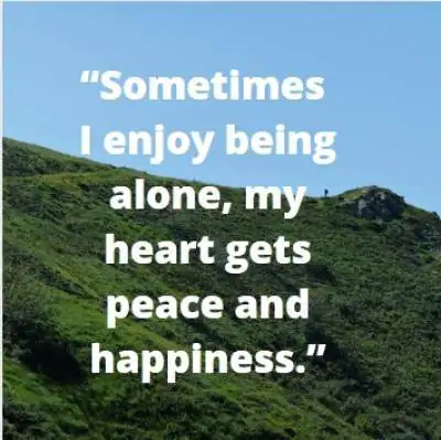 alone but happy status for whatsapp