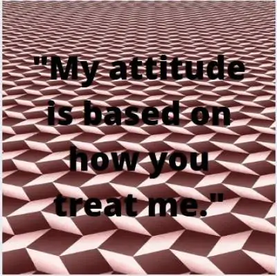 attitude dp status on behavior
