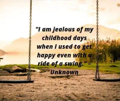 childhood swing quotes