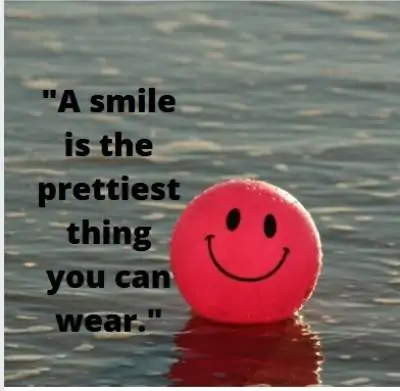 cute smile status with pic