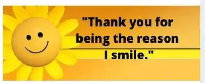 smiley face status in english