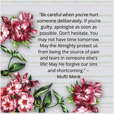 be careful quotes by Mufti Menk