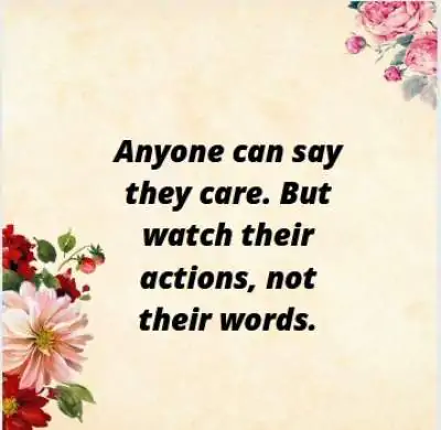 best status ever on caring