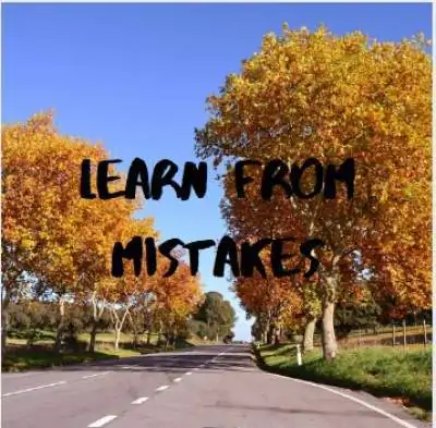 learn from mistakes