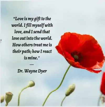 love status quotes by Dr. Wayne W. Dyer