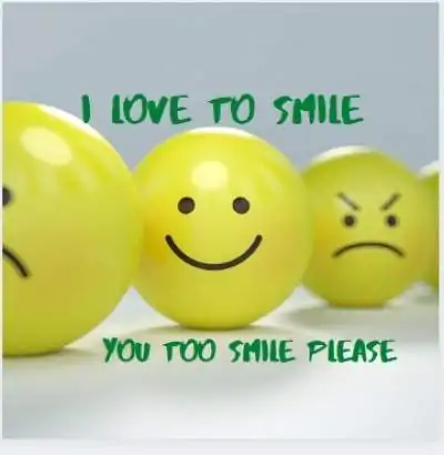 i love to smile status